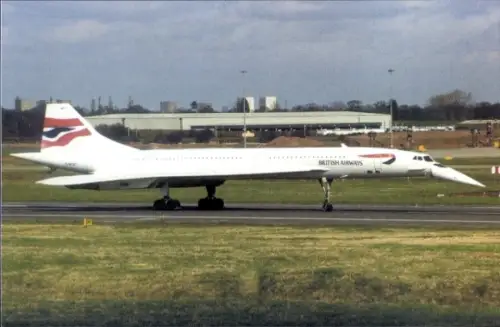 Ak Flugzeug Concorde G-BOAC, British Airways