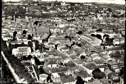 Ak Agen Lot et Garonne, Fliegeraufnahme