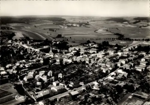 Ak Château Salins Lothringen Moselle, Fliegeraufnahme