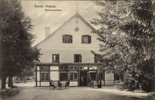 Ak Kurort Preblau in Kärnten, Schweizerhaus