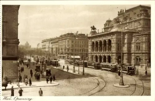 Ak Wien 1 Innere Stadt, Opernring