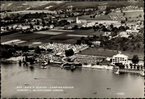 Ak Seeboden am Millstätter See Kärnten, Fliegeraufnahme