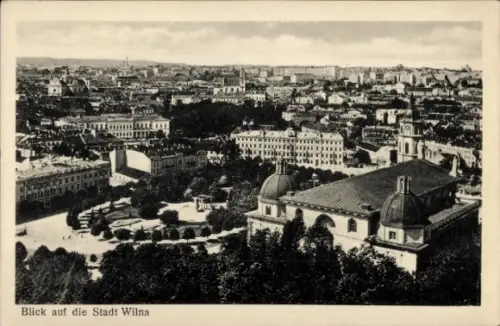 Ak Vilnius Wilna Litauen, Blick auf die Stadt  Stadtansicht,  Architektur