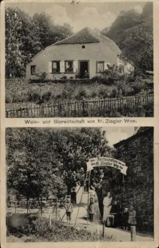 Ak St. Martin in der Pfalz, Wein- und Bierwirtschaft, M. Ziegler Wwe., Restauration, St. Martin
