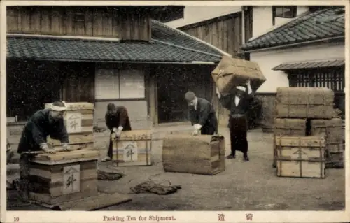 PC Japan, Packing Tea for Shipment