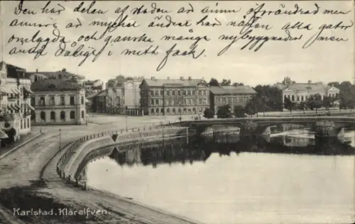 Ak Karlstad Schweden, Klarelfven