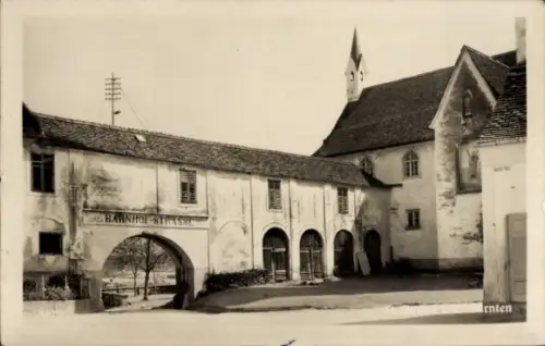 Foto Ak St. Andrä im Lavanttal in Kärnten, Bahnhof Straße
