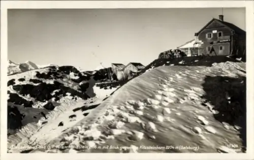 Ak Kaprun in Salzburg, Schneebedeckte Landschaft, Kitzsteinhorn, Shatzerhaus, Berge