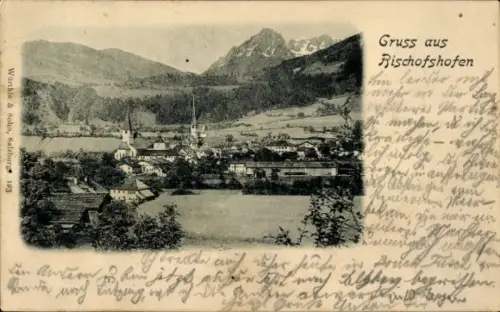 Ak Bischofshofen in Salzburg, Totale