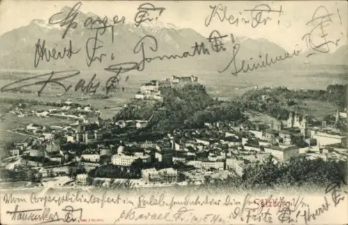 Ak Salzburg in Österreich, Gesamtansicht