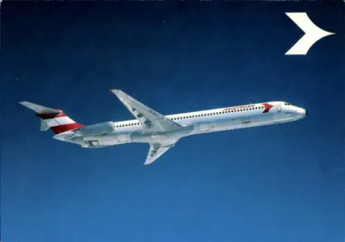Ak Austrian Airlines, Flugzeug Douglas DC 9/Super 80
