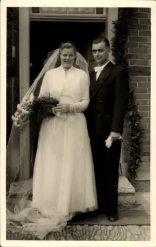 Foto Ak Ehepaar, Hochzeitsfoto