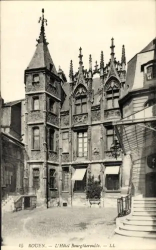 Ak Rouen Seine Maritime, Hôtel Bourgtheroulde