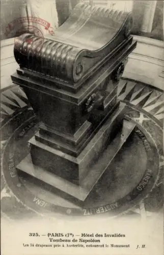 Ak Paris VII, Hotel des Invalides, Invalidendom, Grab Napoleons I