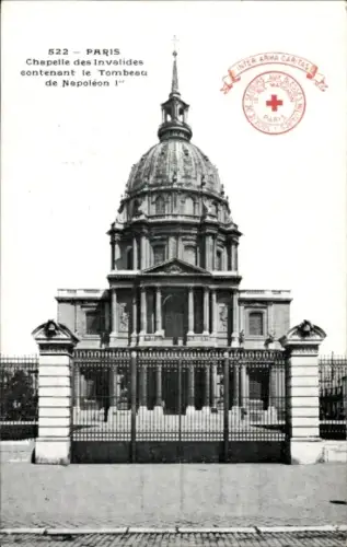 Ak Paris VII, Les Invalides, Kapelle