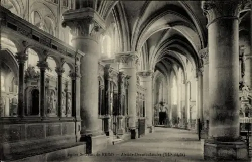 Ak Reims Marne, Eglise St. Remi