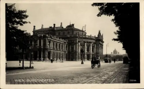 Ak Wien 1 Innere Stadt,  Burgtheater,  , schwarz-weiß, 23044