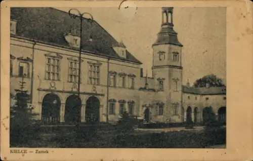 Ak Kielce Polen,  Zamek