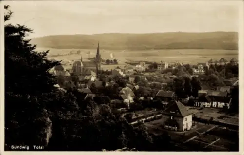 Ak Sundwig Hemer im Sauerland, Gesamtansicht