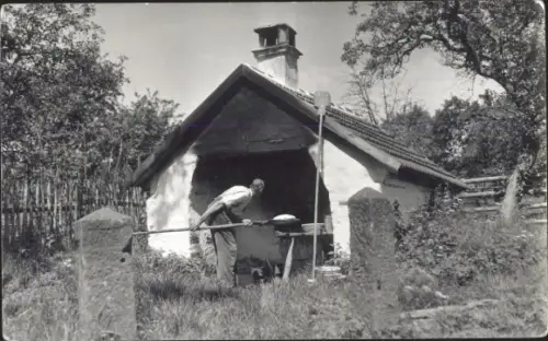 Foto Ak Sindelfingen in Württemberg, Bäcker, Backhaus