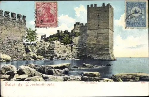 Ak Konstantinopel Istanbul Türkei, Tour de Marbre