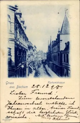 Ak Bochum im Ruhrgebiet, Kortumstraße