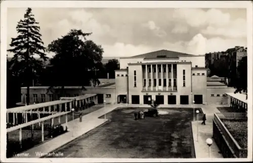 Ak Weimar in Thüringen, Weimarhalle