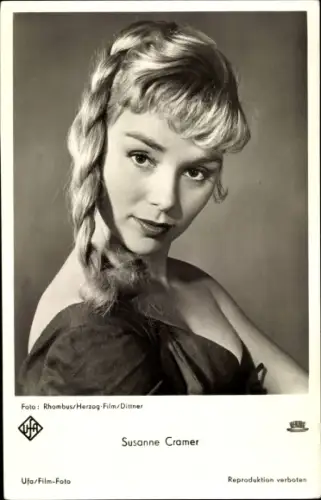 Ak Schauspieler Susanne Cramer, Portrait