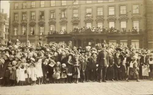 Ak Manchester, England, Albert Square