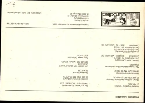 Autogrammkarte Opernsängerin Ingeborg Hallstein, Portrait, Autogramm