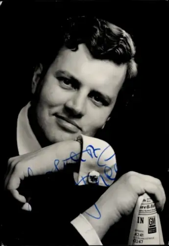 Foto Opernsänger Kurt Huemer, Portrait, Autogramm