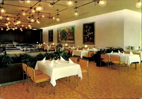 Ak Berlin Mitte, Palast der Republik, Linden-Restaurant