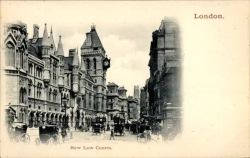 PC London England, New Law Courts