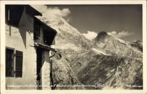 Ak Grins in Tirol, Augsburger Hütte