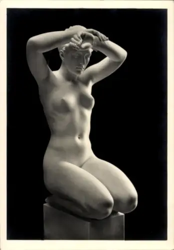 Ak Plastik Die Knieende, Arno Breker, Frauenakt