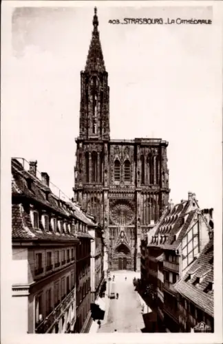 Ak Strasbourg Straßburg Elsass Bas Rhin, Münster