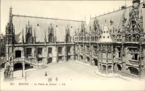 Ak Rouen Seine Maritime, Palais de Justice
