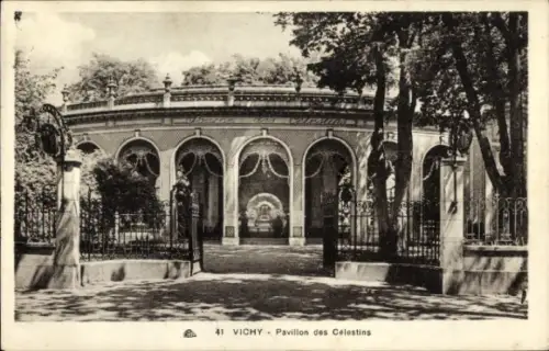 Ak Vichy Allier, Pavillon des Célestins,   