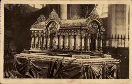 Ak Lisieux Calvados, versilbertes Reliquiar, Geschenk der brasilianischen Nation