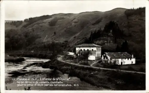 CPA Behobie Hendaye Pyrénées-Atlantiques, Laferne de la Ponta
