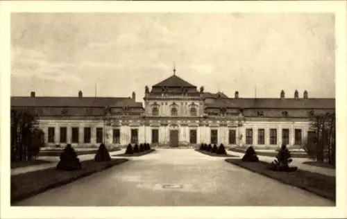 Ak Wien 1 Innere Stadt, Das Untere Belvedere, Gartenseite, Österreichische Galerie in  1924