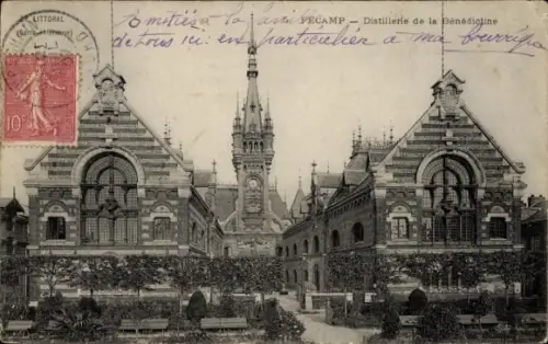 CPA Fécamp Seine Maritime, Distillerie de la Bénédictine