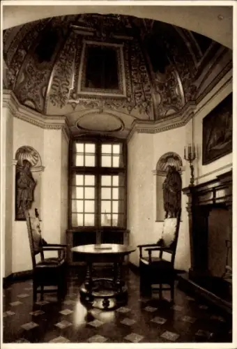 CPA Kraków Krakau Polen, Chateau Royal, Salle de la tour Sigismond III.