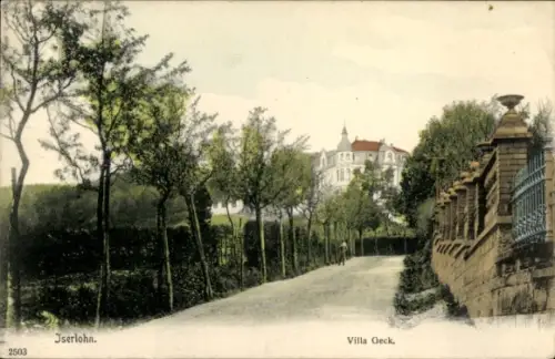 Ak Iserlohn im Märkischen Kreis, Villa Geck