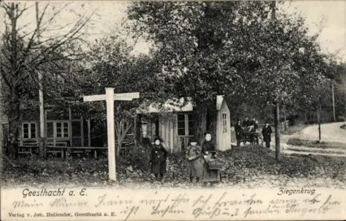 Ak Geesthacht an der Elbe, Ziegenkrug
