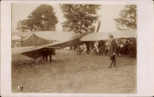 Foto Ak Flugzeug, Luftfahrt, Flugpioniere