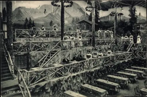 Ak Köln am Rhein, Vergnügungs-Palast Groß-Köln, Friesenstraße, am Hohenzollernring, Rest. Oberbayern