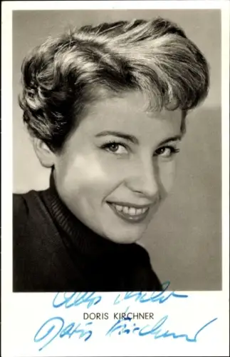 Ak Schauspielerin Doris Kirchner, Portrait, Autogramm