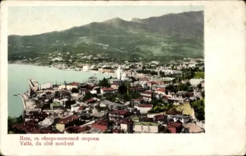 Ak Jalta Krim Ukraine, Gesamtansicht