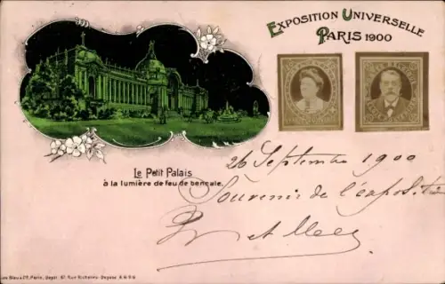 Briefmarken Litho Exposition Universelle Paris 1900, Le Petit Paris
